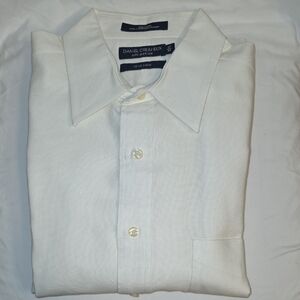 Daniel Cremieux Men's Classic Cream Dress Shirt